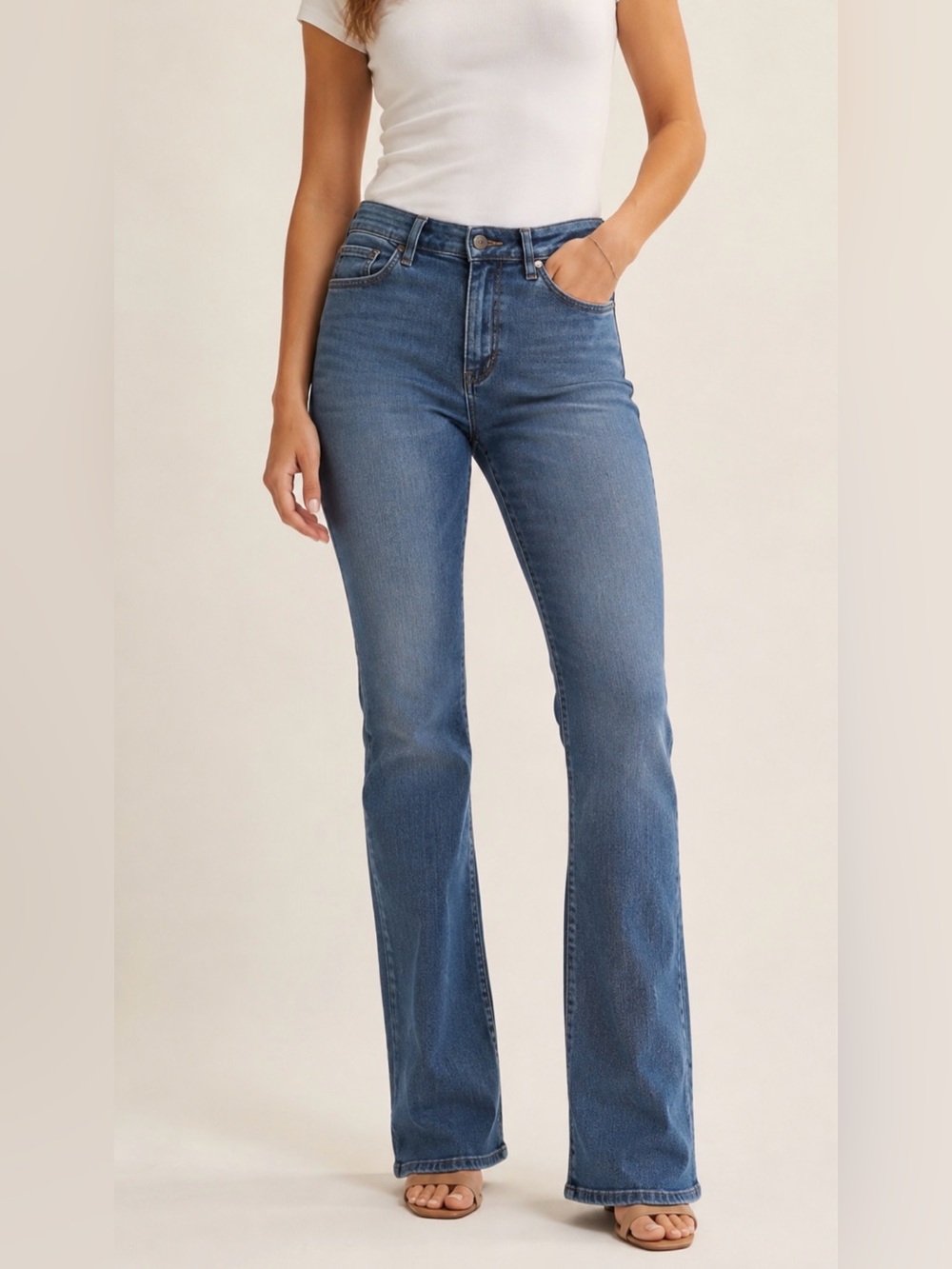 SOLD Ralph Lauren Jeans Company Modern Straight Leg Medium Wash Jeans Size 14